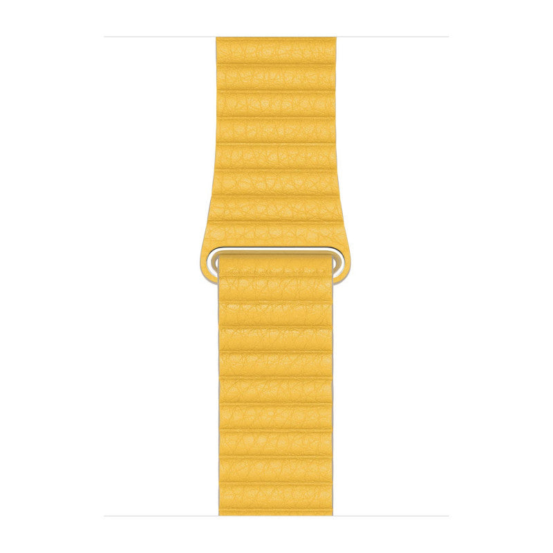 Apple Watch 42mm/44mm/45mm Leder Loop - Meyer Lemon