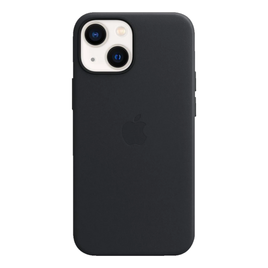 Apple iPhone 13 Leder Case mit MagSafe - Mitternacht - Gadget Vibe GmbH
