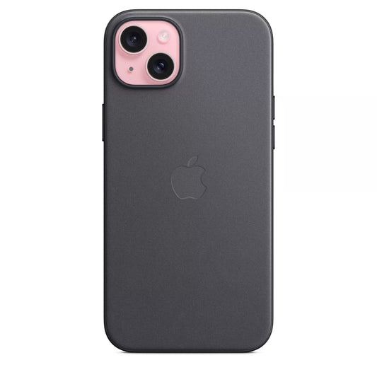 Apple iPhone 15 Plus Feingewebe Case mit Magsafe - Schwarz - Gadget Vibe GmbH