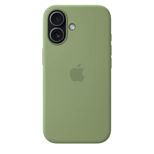 Apple iPhone 17 Silikon Case mit MagSafe - Hellmoosgrün - Gadget Vibe GmbH