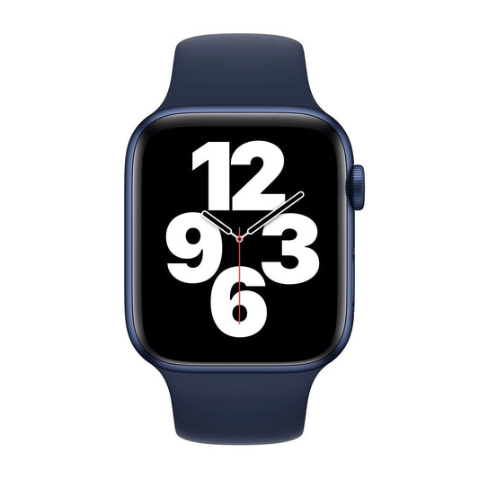 Apple Watch Sport Band 42mm/44mm/45mm - Marine Blau - Gadget Vibe GmbH