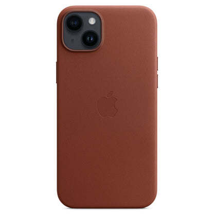 Apple iPhone 14 Plus Leder Case - Umber