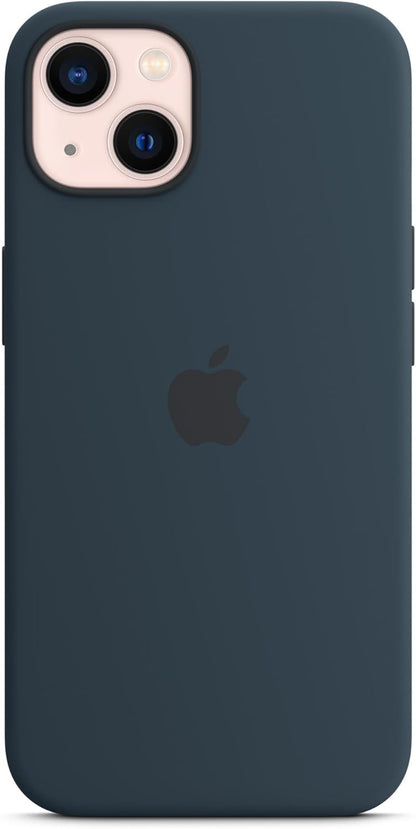 Apple iPhone 13 Silikon Case mit Magsafe - Abyss Blau