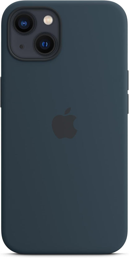 Apple iPhone 13 Silikon Case mit Magsafe - Abyss Blau
