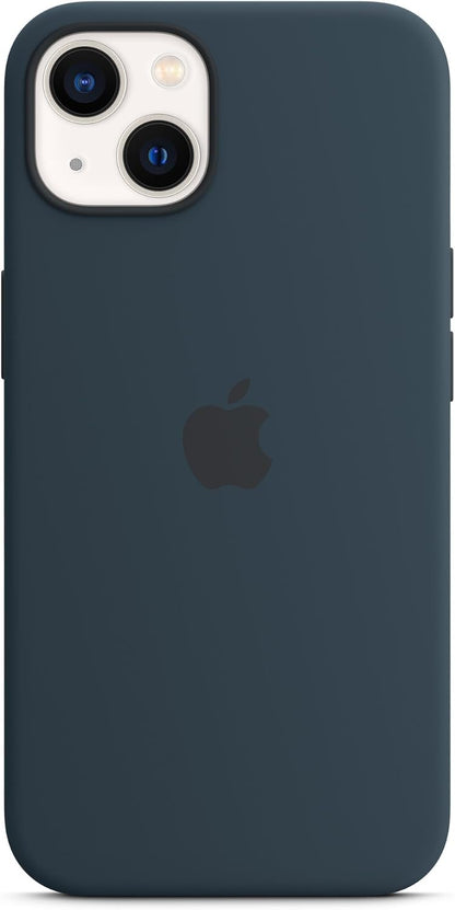 Apple iPhone 13 Silikon Case mit Magsafe - Abyss Blau