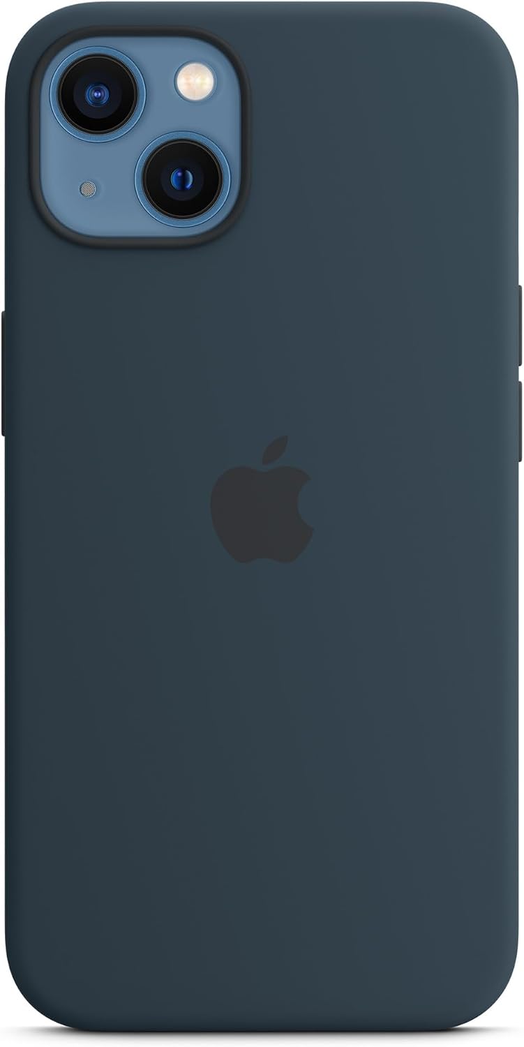 Apple iPhone 13 Silikon Case mit Magsafe - Abyss Blau