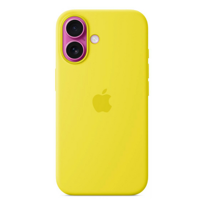 Apple iPhone 16 Silikon Case mit Magsafe - Sternfrucht