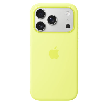 Apple iPhone 17 Pro Max Silikon Case mit MagSafe - Neongelb