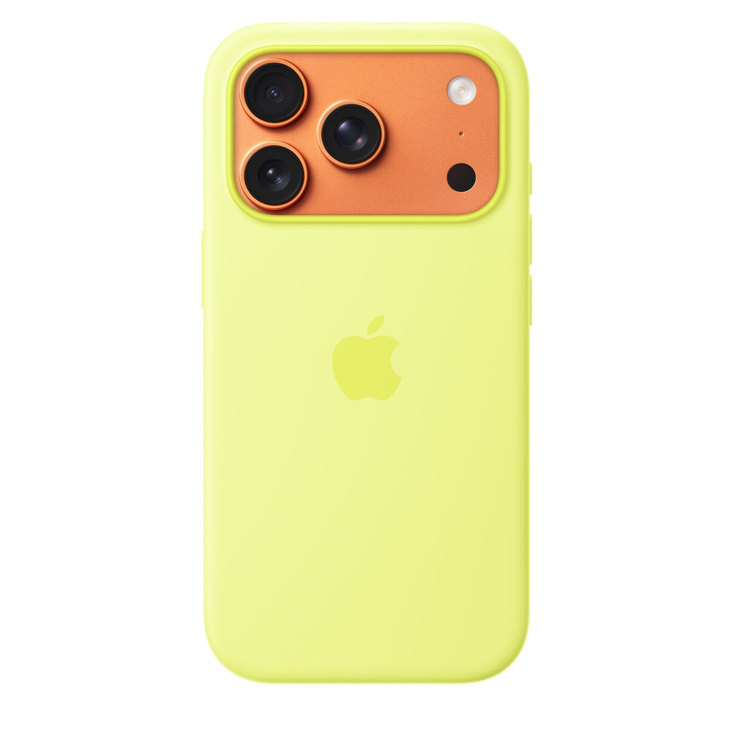 Apple iPhone 17 Pro Max Silikon Case mit MagSafe - Neongelb