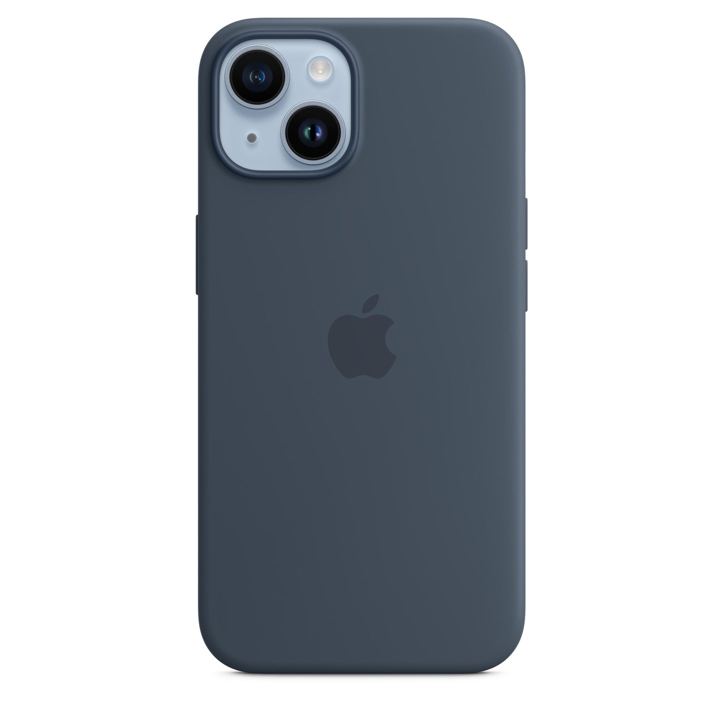 Apple iPhone 14 Silikon Case - Sturmblau