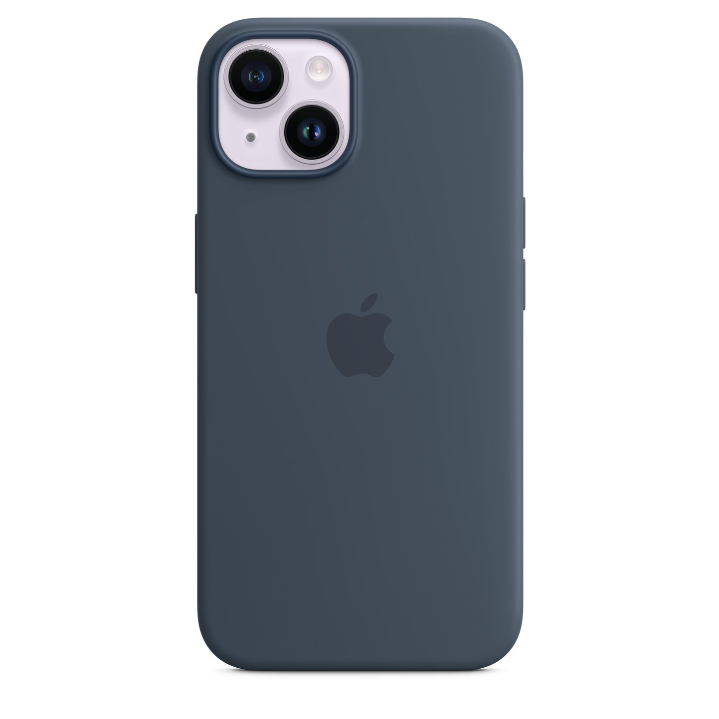 Apple iPhone 14 Silikon Case - Sturmblau