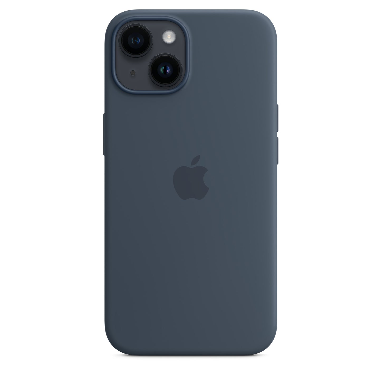 Apple iPhone 14 Silikon Case - Sturmblau