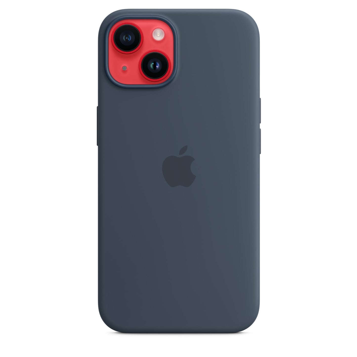 Apple iPhone 14 Silikon Case - Sturmblau
