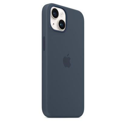 Apple iPhone 14 Silikon Case - Sturmblau