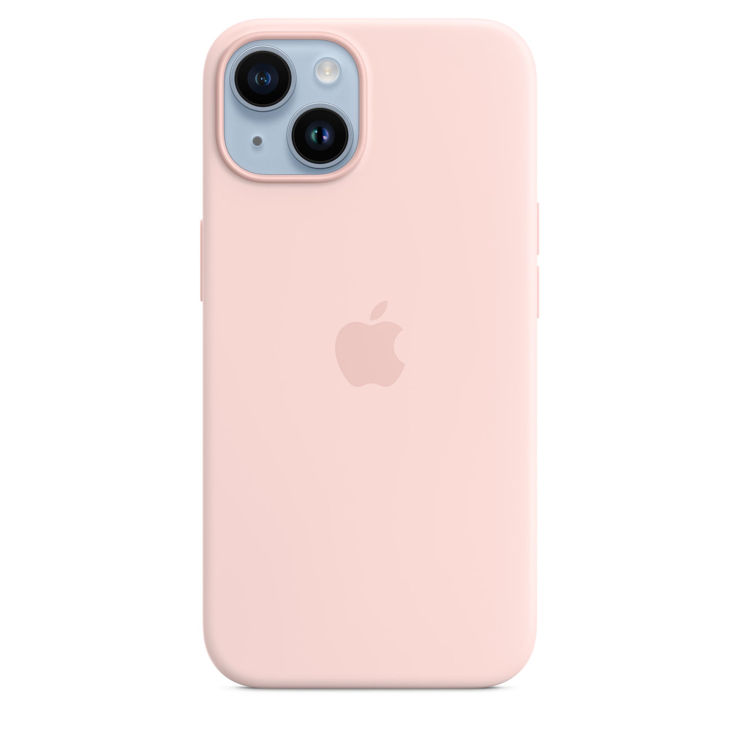Apple iPhone 14 Silikon Case - Kalkrosa