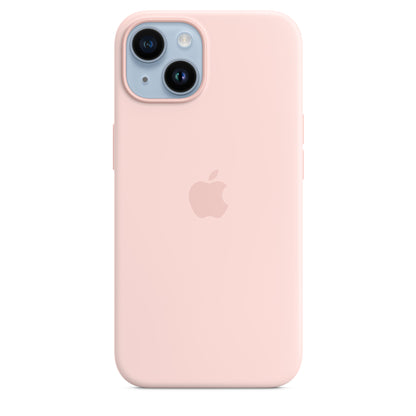 Apple iPhone 14 Silikon Case - Kalkrosa