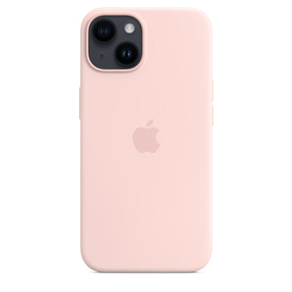 Apple iPhone 14 Silikon Case - Kalkrosa