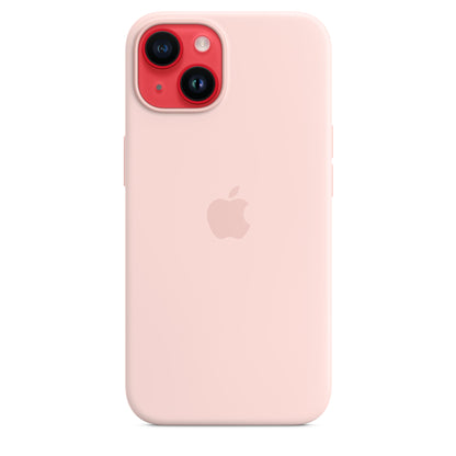Apple iPhone 14 Silikon Case - Kalkrosa