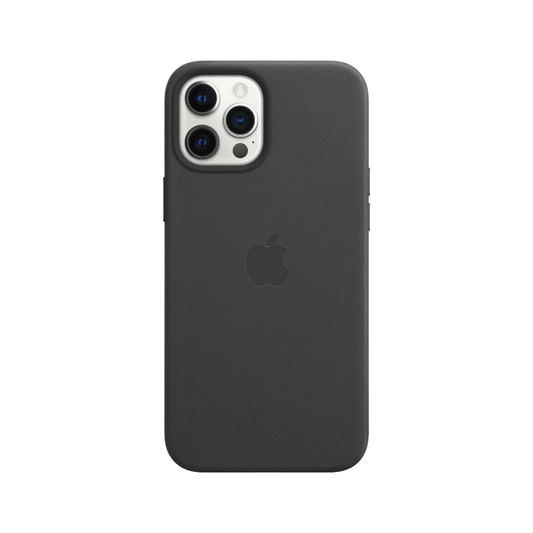 Apple iPhone 12 Pro Max Leder Case - Schwarz - Gadget Vibe GmbH