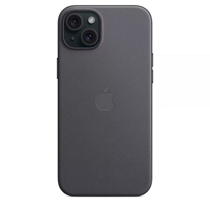 Apple iPhone 15 Plus Feingewebe Case mit Magsafe - Schwarz - Gadget Vibe GmbH