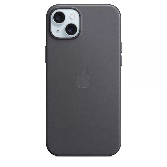 Apple iPhone 15 Plus Feingewebe Case mit Magsafe - Schwarz - Gadget Vibe GmbH