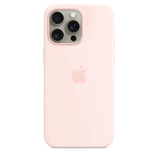 Apple iPhone 15 Pro Max Silikon Case mit MagSafe - Kalkrosa - Gadget Vibe GmbH