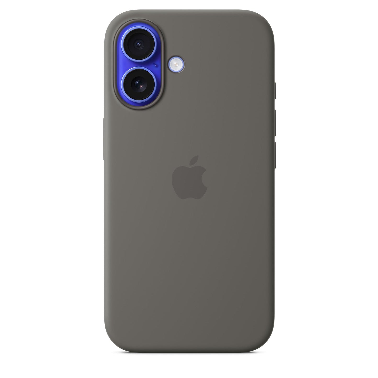 Apple iPhone 16 Silikon Case mit Magsafe - Steingrau - Gadget Vibe GmbH