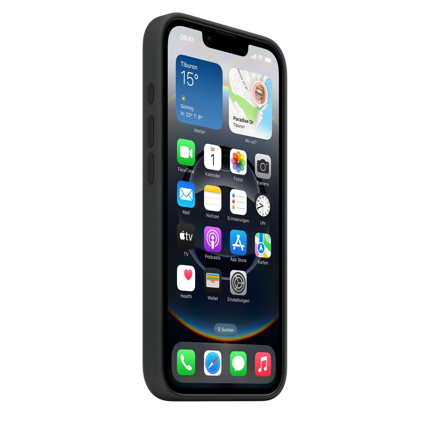 Apple iPhone 16e Silikon Case mit Magsafe - Schwarz - Gadget Vibe GmbH