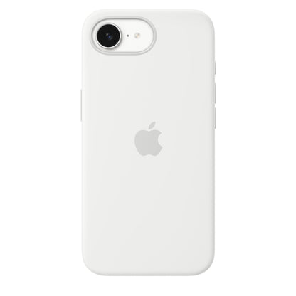 Apple iPhone 16e Silikon Case mit Magsafe - Weiß - Gadget Vibe GmbH
