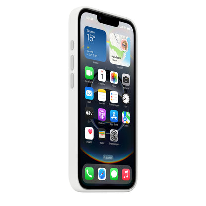 Apple iPhone 16e Silikon Case mit Magsafe - Weiß - Gadget Vibe GmbH