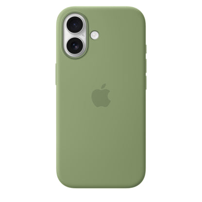 Apple iPhone 17 Silikon Case mit MagSafe - Hellmoosgrün - Gadget Vibe GmbH