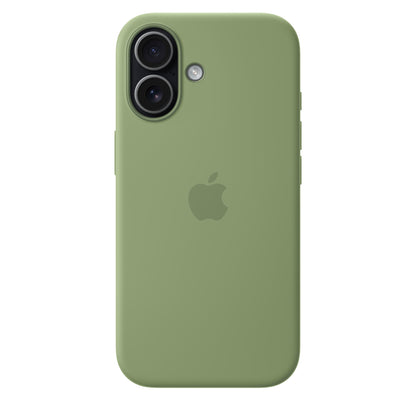 Apple iPhone 17 Silikon Case mit MagSafe - Hellmoosgrün - Gadget Vibe GmbH
