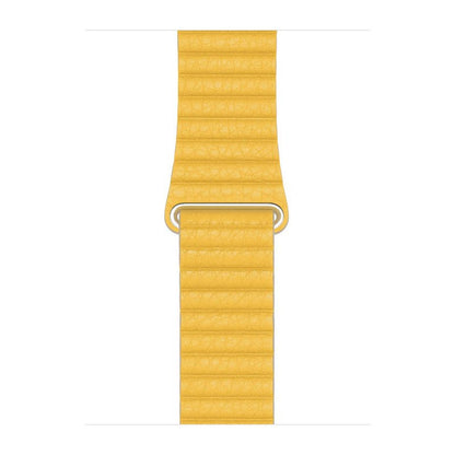 Apple Watch 42mm/44mm/45mm Leder Loop - Meyer Lemon - Gadget Vibe GmbH