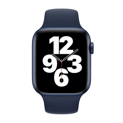 Apple Watch Sport Band 42mm/44mm/45mm - Marine Blau - Gadget Vibe GmbH