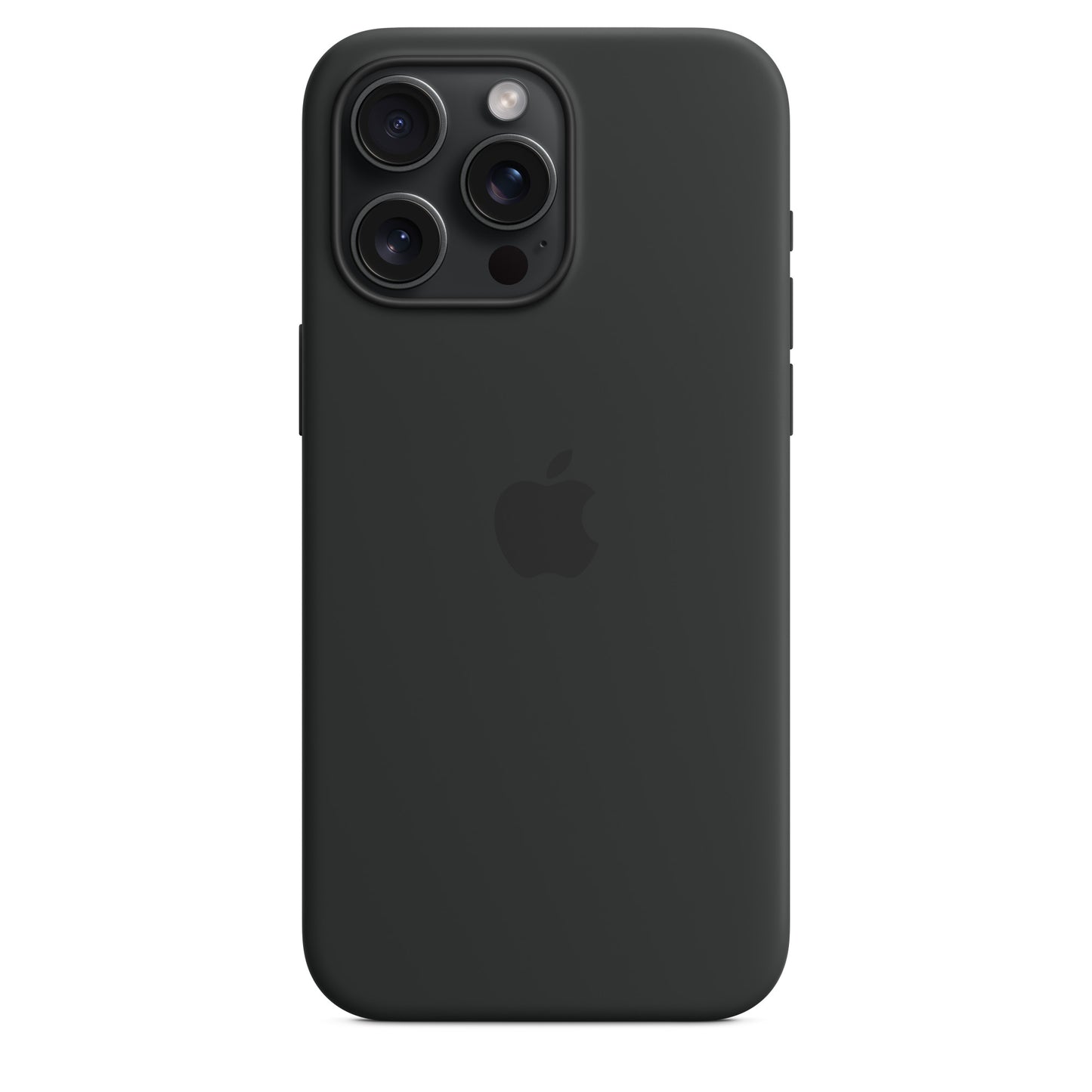 Apple iPhone 15 Pro Max Silikon Case mit Magsafe - Mitternacht