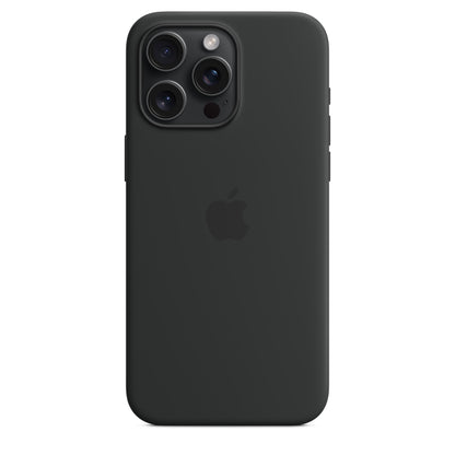 Apple iPhone 15 Pro Max Silikon Case mit Magsafe - Mitternacht