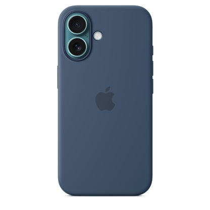 Apple iPhone 16 Silikon Case - Denim