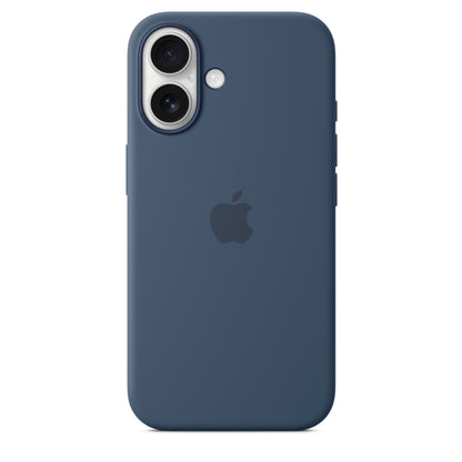 Apple iPhone 16 Silikon Case - Denim